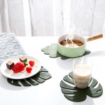 家用餐垫桌垫防烫硅胶碗垫北欧厨房锅垫杯垫盘子菜垫子耐热餐盘垫两片装